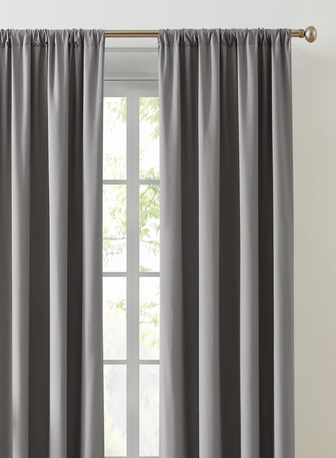 TRULY SOFT Everyday Grey 50x96 Window Curtain Panel Pair, Solid Color Themed, Oeko-TEX Certified - Image 3